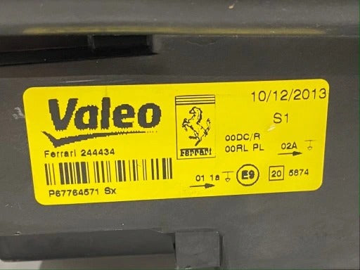 FERRARI 458 LEFT LAMP HEADLIGHT