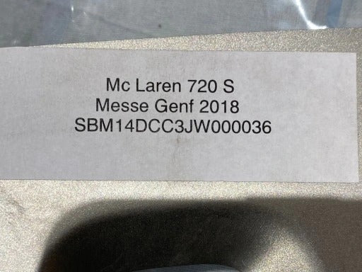 MCLAREN 720S ENGINE COVER
