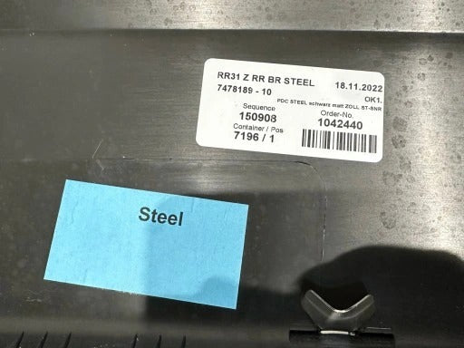 ROLLS ROYCE CULLINAN REAR BUMPER