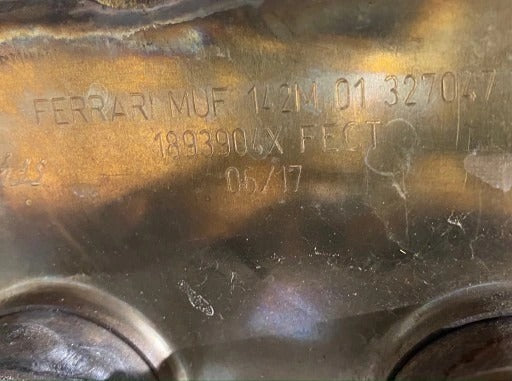 FERRARI 488 EXHAUST SILENCER